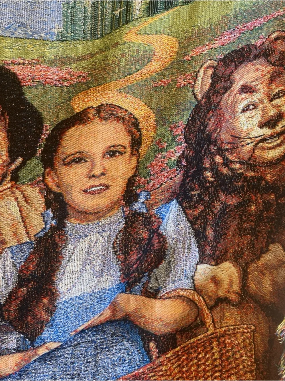 Warner Brothers Wizard Of Oz Tapestry Throw 48x60 Judy Garland‎ As Dorothy